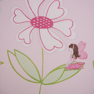 Girls Fairy Bedroom Mural