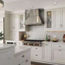 White cabinets