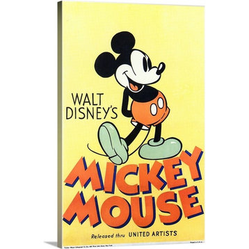 "Walt Disneys Mickey Mouse (1932)" Wrapped Canvas Art Print, 24"x36"x1.5"