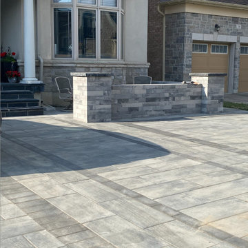 Pool and front yard project In Vaughan