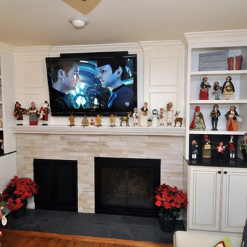 Family Room Fireplace Update