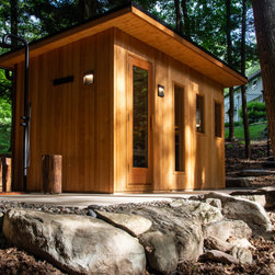 Backyard Oasis with an Outdoor Sauna - Saunas