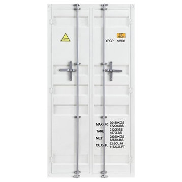 ACME Cargo Wardrobe (Double Door) in White