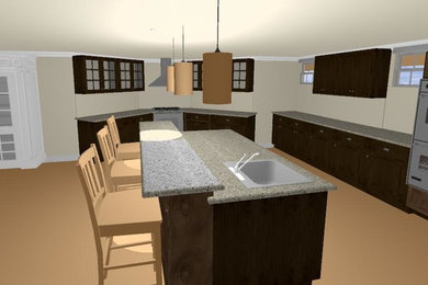 basement kitchen design