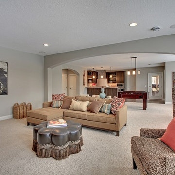 Open Basement – Discover Crossing – Model Home