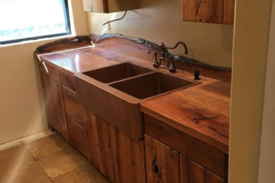 Inspiration for a rustic kitchen remodel in Phoenix