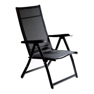 Heavy Duty Adjustable Reclining Folding Chair - Contemporary - Outdoor  Folding Chairs - by Otto Trade Inc. | Houzz