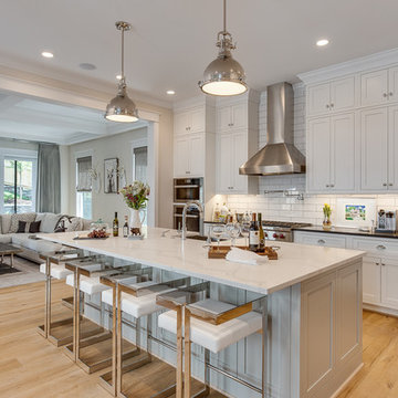 Glam Modern Farmhouse Living + Dining + Master Suite