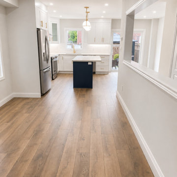 East Credit Kitchen & Structural Renovation - Open Concept