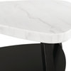 Picket House Lena White Marble Top Coffee Table