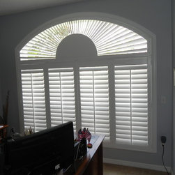 Arched Plantation Shutter - Central Florida - Interior Shutters