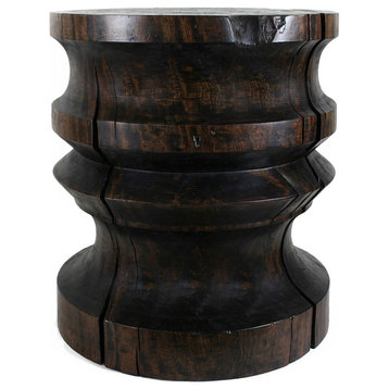 Goya Solid Wood Table, Dark Walnut