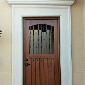 Custom Wood Gate by Garden Passages