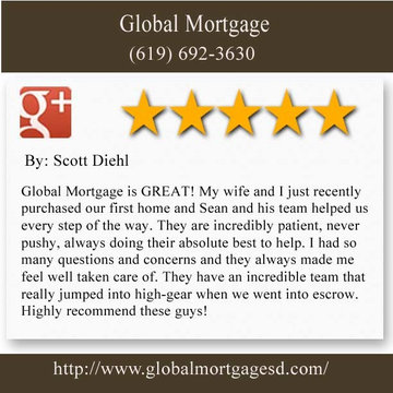 San Diego Mortgage Companies - Global Mortgage (619) 692-3630
