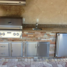outdoor kitchen