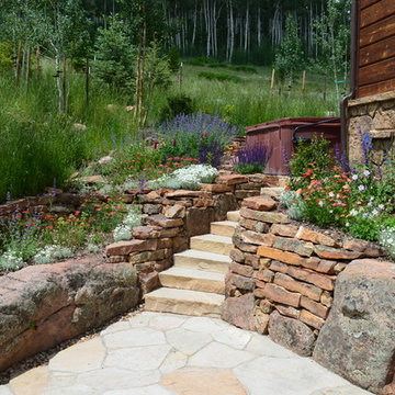 Design - Build Mountain Home Landscape in Eagles Nest