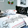 6 Pc Aphrodite King Duvet Cover Bedding Set