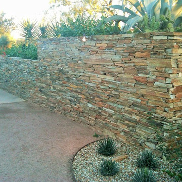 Ledge stone walls