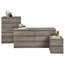 Naia 5 Drawer Chest, Truffle