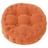 Quality Comfort Soft Chair Cushion, Seat Pad, Orange, Circle