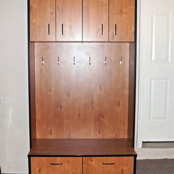 Rasmussen Garage Mudroom (installed), Oct. 2015