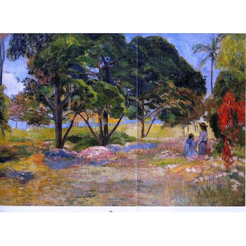 Paul Gauguin Landscape With Three Trees Wall Decal