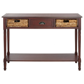 Fitz Console Table With Storage Cherry