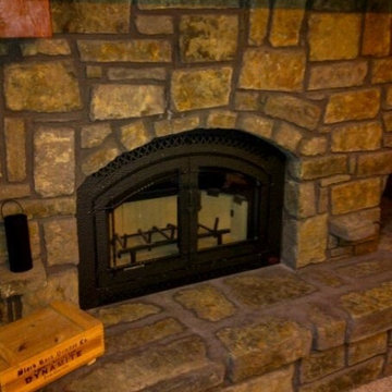 Heat Producing Wood Burning Fireplaces