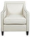 Luca Easy Living Accent Chair, Ivory
