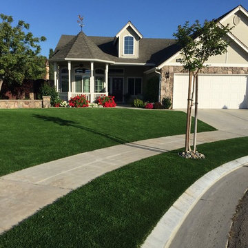 Front Yard Landscapes with Artificial Grass