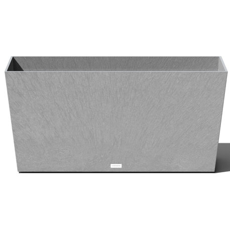 Midori Trough Planter, Grey, 39 Inch, 1 Pack