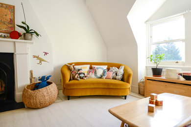 Design ideas for a bohemian kids' bedroom in London.