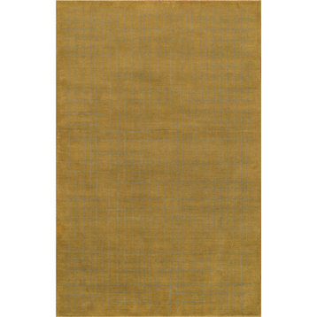 Pasargad Modern Collection Hand-Loomed Lamb's Wool Area Rug, 5'2"x8'