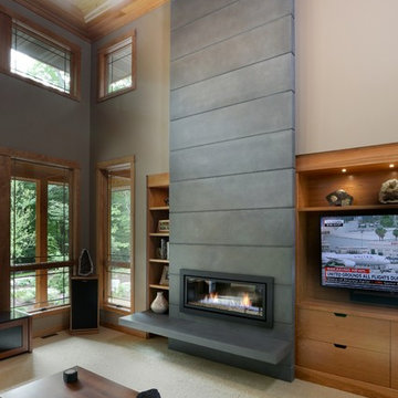 Concrete Fireplace Surrounds