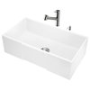 VIGO Matte Stone™ Single Bowl Undermount Kitchen Sink with Pull Out Faucet