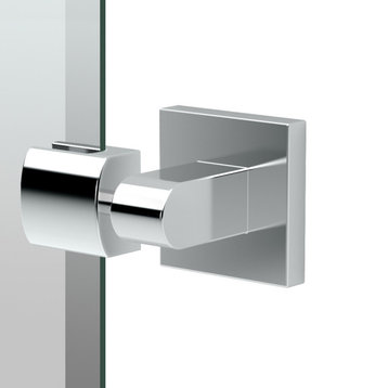 Gatco 4059SM Elevate 24" x 23-1/2" Rectangular Frameless Bathroom - Chrome