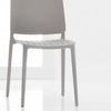Blues Stacking Side Chair, Light Gray