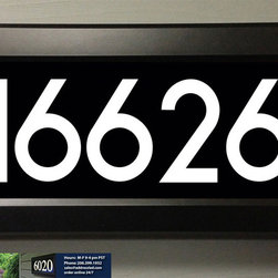 Address LED  - illuminated house numbers - House Numbers