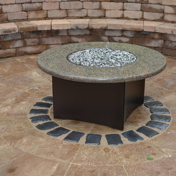 Beautiful Hardscape Seating Walls