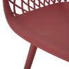 Poppy Outdoor Dining Chair, Red