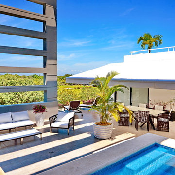 Terraza de lujo en Nick Price, Playa del Carmen