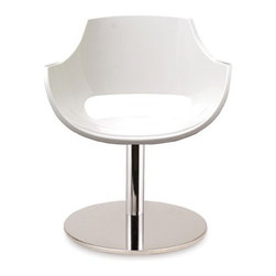 Opal M Swivel Chair by  Plastix / Papatya - Dining Chairs