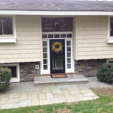 Beige Shingle Siding Project
