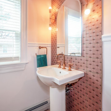 Vivid Pink Bathroom