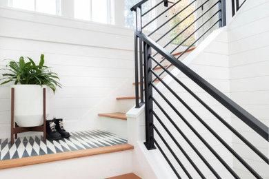 Staircase - craftsman staircase idea in Seattle