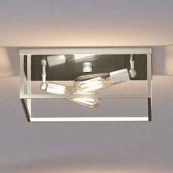 Luxury Modern Ceiling Light, Brushed Nickel