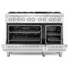 Cosmo Pro Double Oven Dual-Fuel Range 6 Burners w/ Griddle 48”