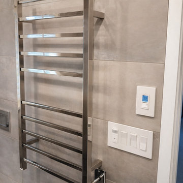 Modern Heated Towel Rack | Spa-Inspired Ensuite Upgrade