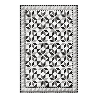 Mosaic Tile Decorative Vinyl Floor Mat – 2' x 3' 