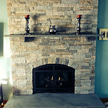 Thinstone Applications - Indoor Fireplace
